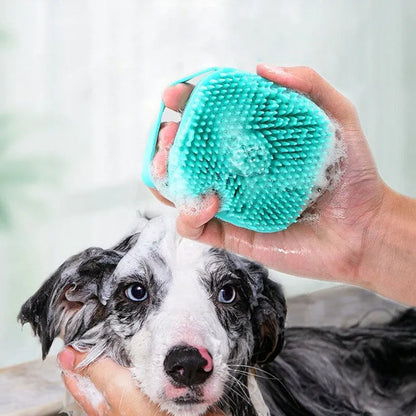 AquaSoothe Spa Scrubber | 2-in-1 Silicone Dog Brush