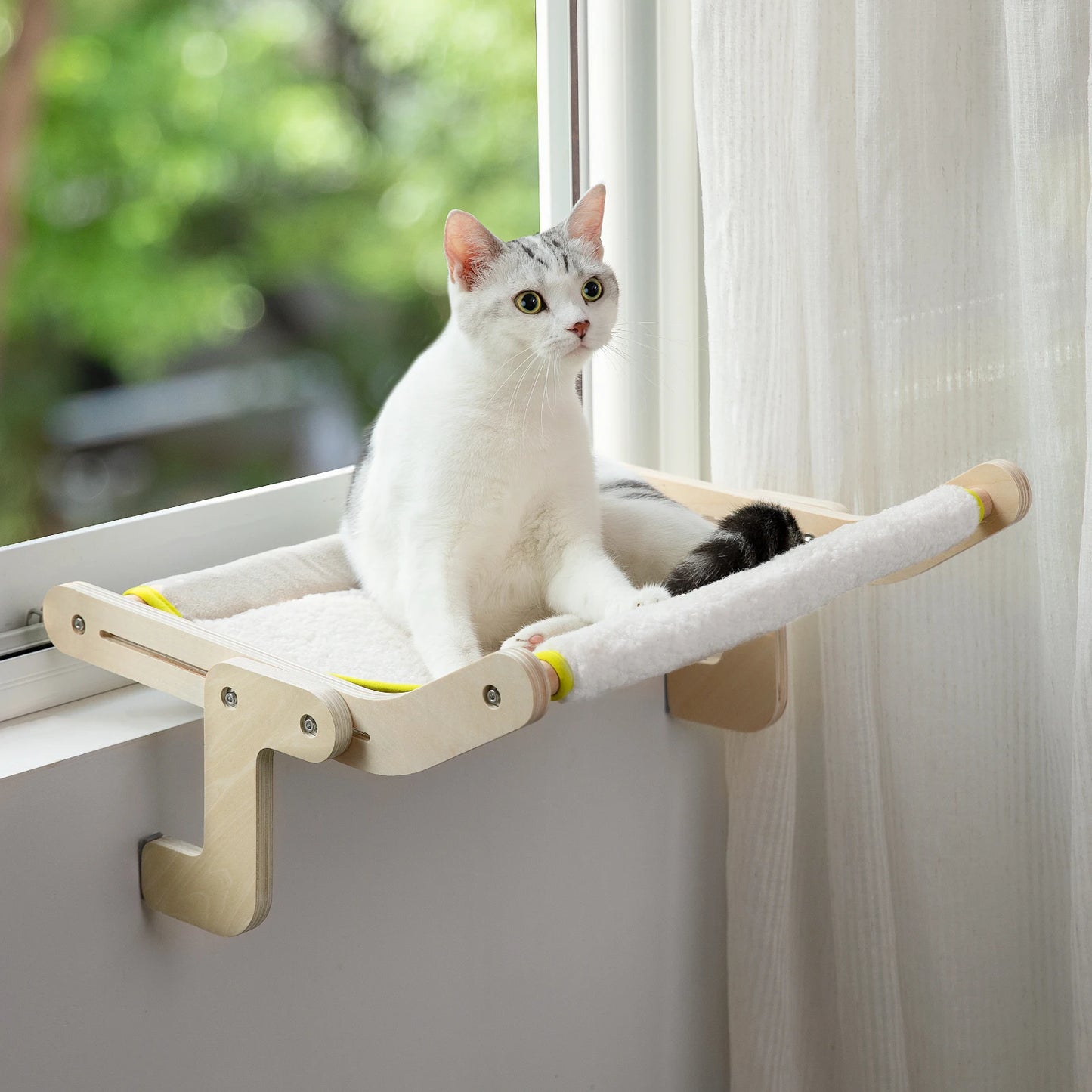 ComfyCradle Cat Hammock | Window or Bedside Cat Bed
